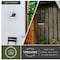 Vaxcel Tucson 1 Light Integrated LED Black and White Farmhouse Outdoor Wall Lantern Metal Shade T0680 - alternate 7